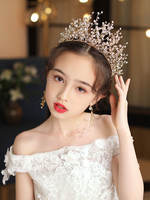Flower Girl Headpieces Blond Crystal accessoires pour cheveux pour enfants