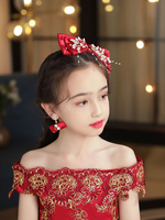 Flower Girl Headpieces Bordeaux Accessoire Accessoires de cheveux pour enfants en métal