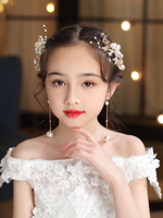 Flower Girl Headpieces Gold Head Flower Metal Accessoires pour cheveux pour enfants