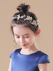 Flower Girl Headpieces Rubans Blonds Chapeaux Accessoires de cheveux en métal pour enfants