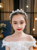 Flower Girl Headpieces Silver Accessoire Accessoires de cheveux pour enfants en métal