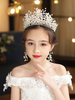 Flower Girl Headpieces Silver Pearl Head Flower Accessoires pour cheveux pour enfants