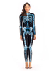 Fortnite - Costume de Cosplay en Combinaison de Skull Trooper Déguisements Halloween pour femmes