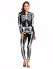 Fortnite - Costume de Cosplay en Combinaison de Skull Trooper Déguisements Halloween pour femmes