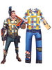 Fortnite - Costume de Cosplay Fortnite 2021 Déguisements Halloween Combinaison Collant pour Garçons