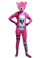 Fortnite - Costume de Cosplay Fortnite Bear Ours Rose Chef d\