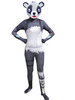 Fortnite - Costume de Cosplay Fortnite Panda Fille Gris Combinaison Déguisements Halloween Chef d\