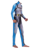 Fortnite - Costume de Cosplay Fortnite Requin Combinaison Gris Clair et bleu Jeu Parachutisme Déguisements Halloween