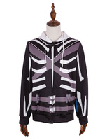 Fortnite Battle Royale Skull Trooper Halloween Cosplay Costume Sweat à capuche