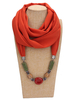 Foulard Boho Infinity pour femmes Foulards à franges perlées