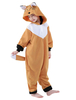 Fox Cartoon Onesie animale pour Costume Carnaval Kigurumi Carnaval flanelle enfants Déguisements Halloween