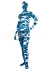 Full Body Lycra Spandex unisexe Zentai Suit Camouflage Marine Déguisements Halloween