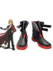 Fullmetal Alchemist Edward Elric Cosplay Costume Noir Bottes Halloween