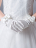 Gants de fille de fleur gants pour mariage accessoire de mariage