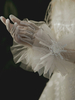 Gants de mariage Accessoires courts Gants de mariée en dentelle de tulle