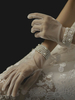 Gants de mariage Accessoires courts Tulle Perles Gants de mariée