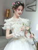 Gants de mariage Falbala Tulle Ruffles Gants de mariée