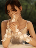 Gants de mariage Gants Fingerless court Accessoires Tulle Dentelle Gants de mariée