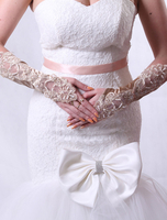 Gants de mariage élégants