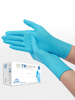 Gants de nitrile Gants de protection professionnels jetables non poudrés en latex Boîte de 100 pcs