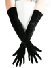 Gants Femme en Velours Unicolore