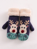 Gants Femme Motif Noël Cerf Cadeau Noël