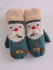 Gants Femme Motif Noël Père Noël Cadeau Noël