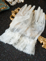 Gants Royal Lolita Brodés Blancs Déguisements Halloween