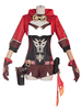 Genshin Impact ambre Cosplay Costume Polyester ensemble complet jeu Cosplay Costume