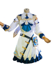 Genshin Impact Barbara Cosplay Costume chaud blanc Polyester chapeau ceinture robe Cosplay Costume ensemble