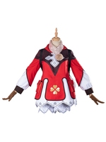 Genshin Impact Klee Cosplay Costume Polyester Game Cosplay Costume Set
