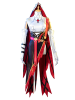Genshin Impact Rosaria Cosplay Costume Polyester Fiber Mihoyo jeu Cosplay Costuem ensemble complet