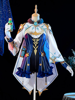 Genshin Impact Sucrose Cosplay Costume chaussettes hautes robe lunettes chapeau gants 5 pièces ensemble Mihoyo jeu Cosplay Costume ensemble complet