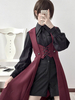 Gilet Gothique Lolita Manteaux Bordeaux Top Prince Lolita