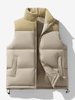 Gilet matelassé sans manches à col montant pour homme