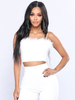 Gilet Top Femmes avec Fausse Fourrure Taille Haute Unicolore Sexy Sans Manches Gilet Top Femmes