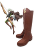 Goblin Slayer High Arf Archer Chaussures de Cosplay Déguisements Halloween