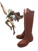 Goblin Slayer High Arf Archer Chaussures de Cosplay Déguisements Halloween