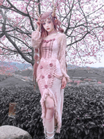 Gothic Lolita Blouses Dentelle Rose Lolita Top Manches longues Top Rose Lolita Shirt