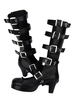 Gothic Lolita bottes Kitten Heel plate-forme Style Punk boucle avec boucle Déguisements Halloween