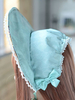 Gothic Lolita Cap déesse Cross Bow imprimé vert clair Bonnet de dentelle Lolita Déguisements Halloween