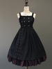 Gothic Lolita Robe en dentelle JSK bouton Up Lolita Jumper Jupe Déguisements Halloween