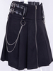 Gothic Lolita SK Rivet Chains Militory Lolita Jupes Déguisements Halloween