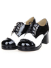 Gothic Lolita talons chaussures Pony talons Tow-ton avec lacet Déguisements Halloween