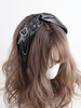 Gothique Lolita Accessoires Détails Métal Noir Couvre-chef Polyester Divers