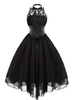 Gothique Lolita JSK Robe Dentelle En Mousseline De Soie Volants Lolita Jumper Jupes Déguisements Halloween