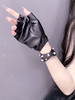 Gothique Lolita Manchettes Métalliques Rivets Détails Métalliques Métalliques Divers Noir Accessoires Lolita
