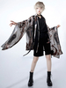 Gothique Lolita Manteaux Gris Manteau Croix Pardessus Polyester Été Lolita Outwears