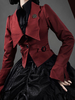 Gothique Lolita Manteaux Rouge À Lacets Printemps