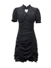 Gothique Lolita Noir Manches courtes Cheongsam Lolita chic Robe